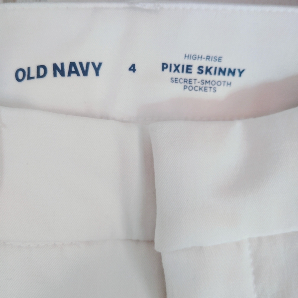 BUNDLE OF 2!! NWT, Old Navy Pixie Skinny Pants & EUC Old Navy Top. Size 4/XS - Picture 6 of 16